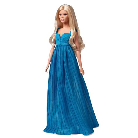 barbie supermodel claudia schiffer doll in versace gown|claudia schiffer dress.